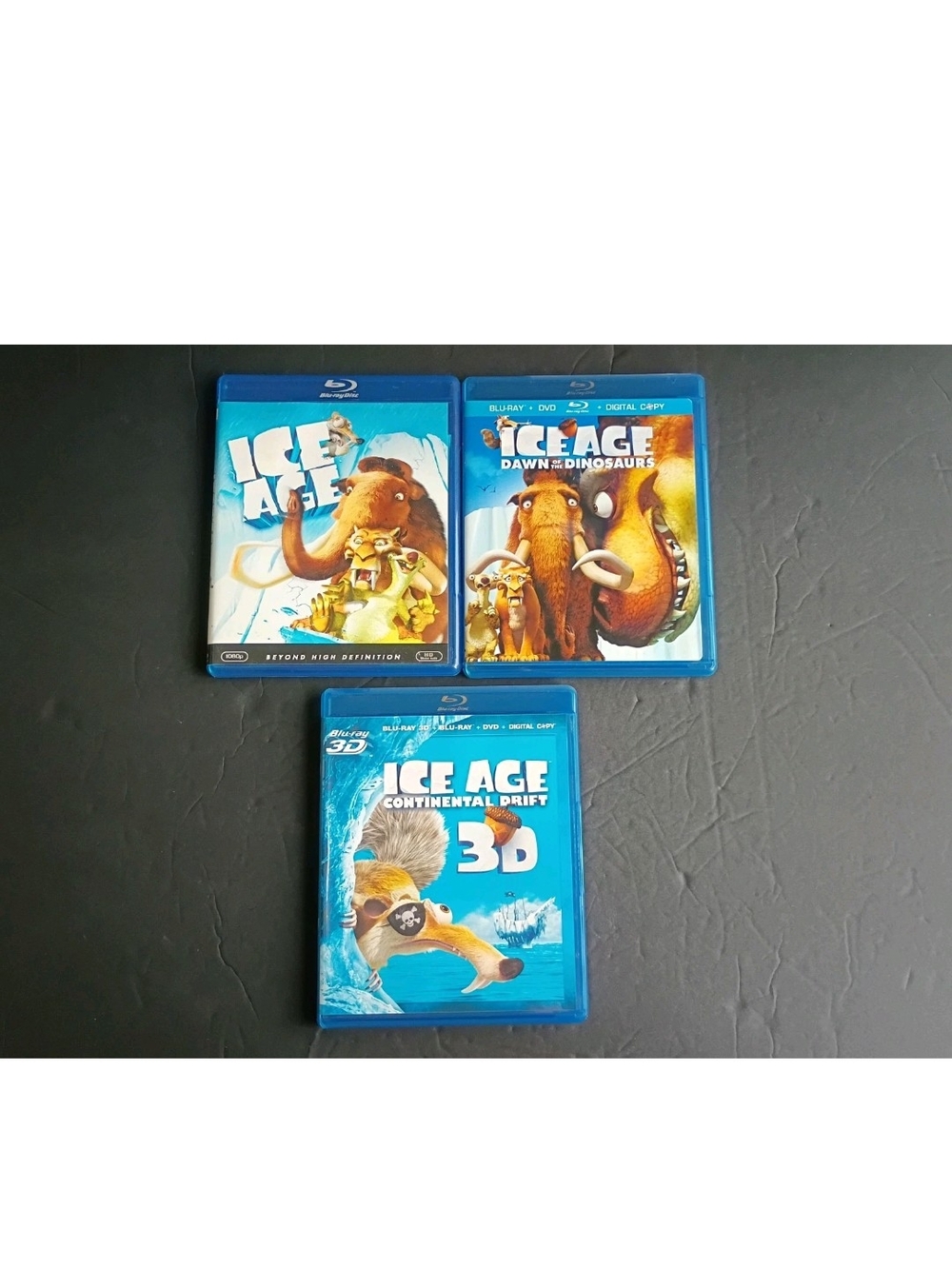,Ice Age: Ice Age, Dawn Of The Dinosaurs (Blu-Ray) Continental Drift 3D Pls Read